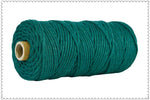corde macramé coton torsadé mm décoration artisanale rustique fait main textile maison