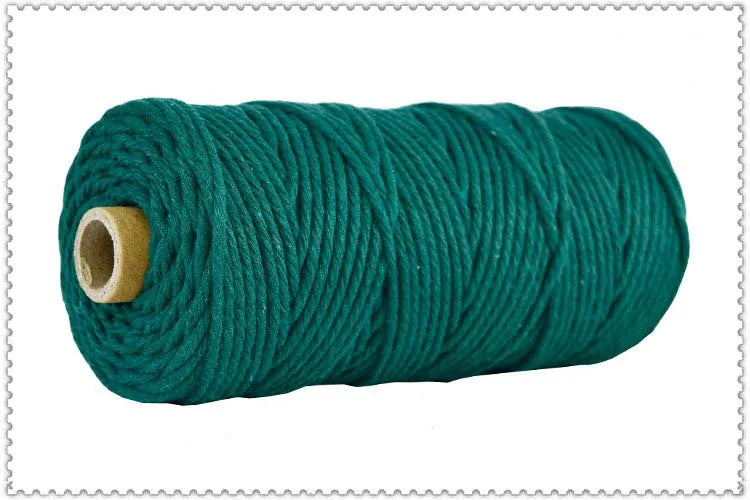corde macramé coton torsadé mm décoration artisanale rustique fait main textile maison
