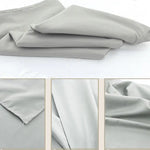 drap lit solide violet rose gris simple maison uni polyester coton