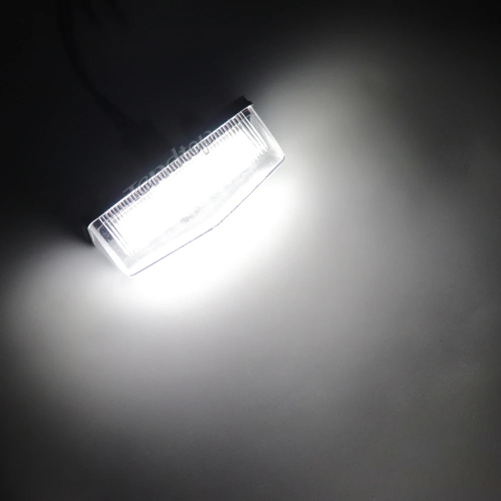 lampe plaque immatriculation blanc moderne clips connecteur électrique 12v 2400lumens prius rav4