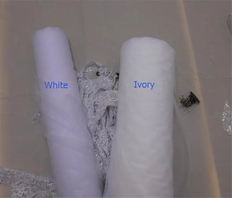 voile mariée blanc dentelle cathédrale bordure broderie élégante mariage haut qualité erotique longueur fourreau