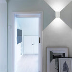 lampe murale moderne led blanc noir fixée mur éclairage cuisine chambre salle manger