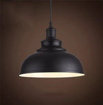 suspension lumineuse industrielle vintage fer noir ampoule led chaîne métallique salon chambrehôtel