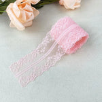 ruban dentelle filet brodé élégant décoration mariage couture tissu décoratif bordure artisanat
