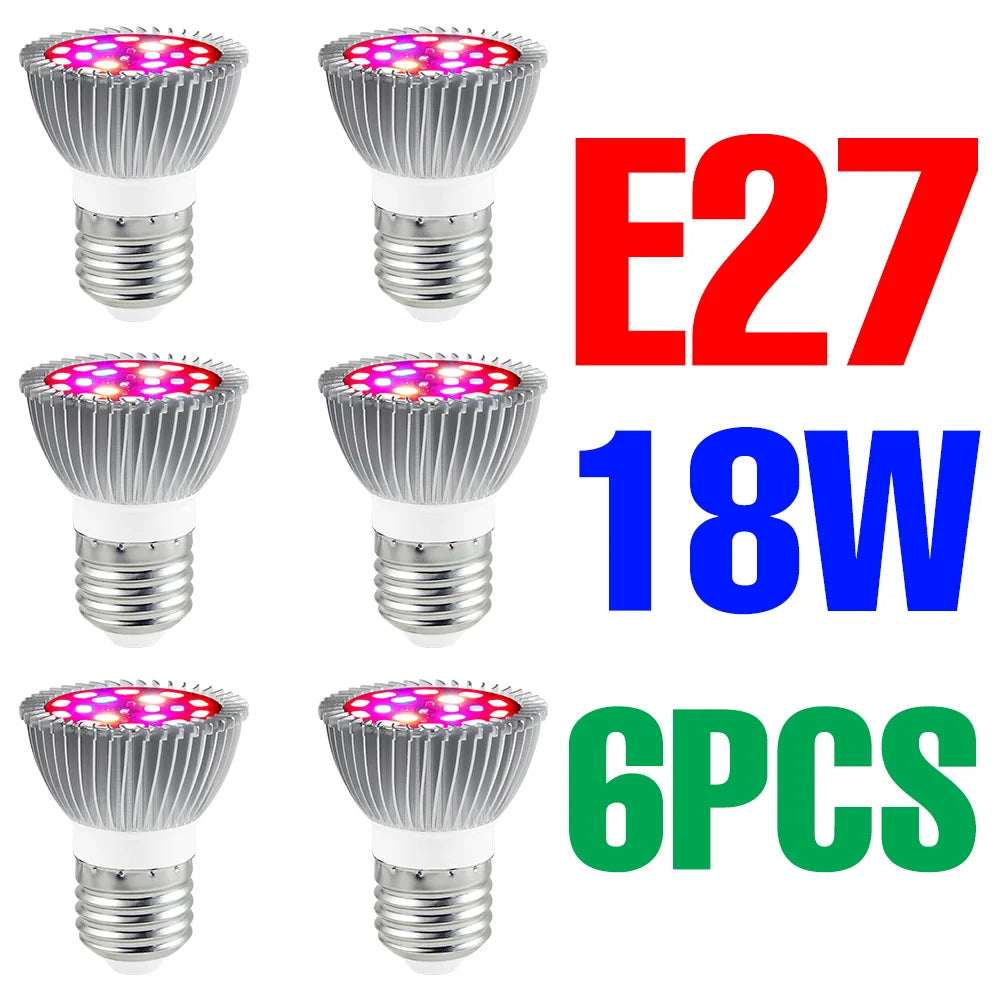 lampe croissance plantes led blanc rouge violet forme diamant moderne 50w 80w 100w e27