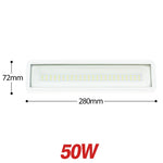 projecteur led moderne 50w noir blanc ip67 cool warm white clipsextérieur