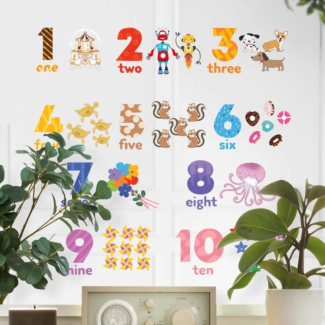 Sticker mural PVC éducatif