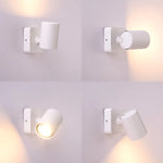 Spot mural moderne blanc opacité ampoule gu10 murale flux luminescent 60249 lumens chambre coucher