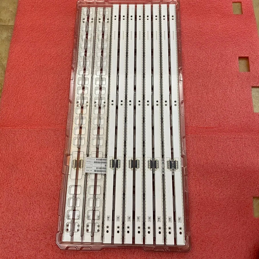 plaques led blanc modernes réutilisables sans câble bouton poussoir kit 2pcs 30cm 12mm