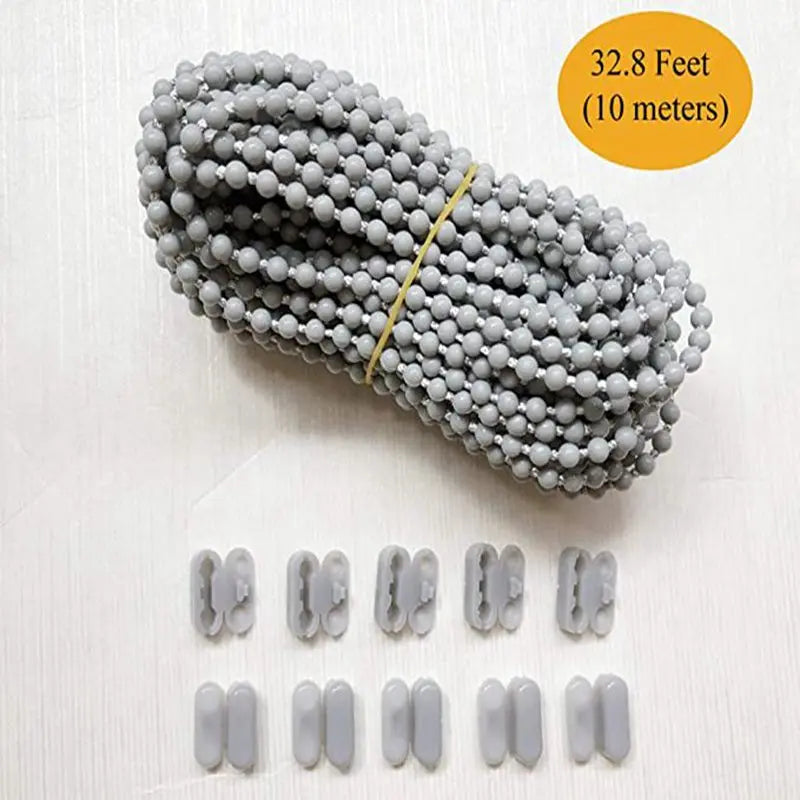 rideau chainette gris moderne clips fixation store enrouleurversible longueur personnalisable