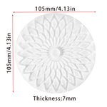 moulages silicones transparents coques fleurs motifs decoratifs table maison epoxy