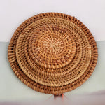 coasters tressés naturels traditionnels bois 8x8cm 10x10cm 13x13cm 16x16cm 18x18cm 20x20cm 6pcs