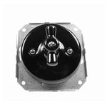 interrupteur rotatif moderne blanc marron foncé mat encastrable certification rohs cem