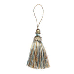 pompon doré noir classique décoration maison rideau vêtement textile accessoire artisanal soie polyester 21cm
