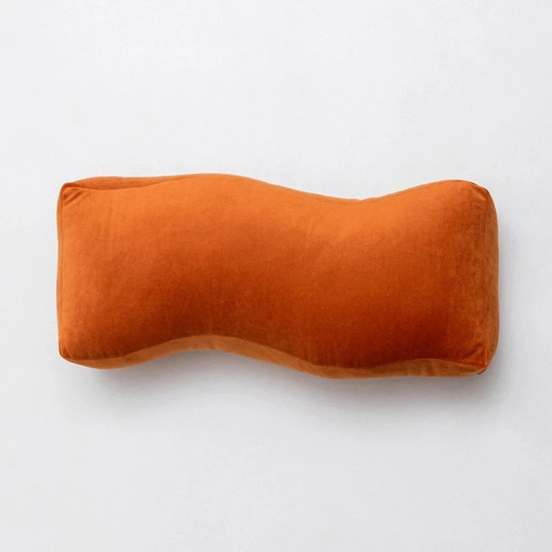 coussins décoratifs vert orange unis modernes confortables amovibles lavables adultes