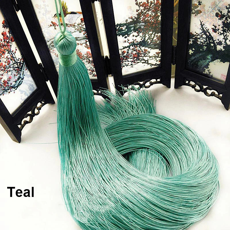 pompon soie 50cm 20couleurs choix artisanat couture décoration mariage DIY