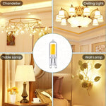 ampoule led g9 transparente 6w 9w 12w 2700k 6500k 50000h modernes tringles