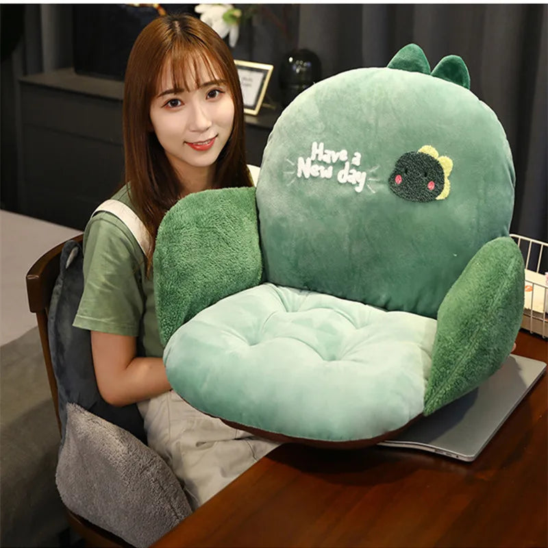 coussin dossier lit moderne fourrure douce rose vert gris marron amovible lavable massage sac