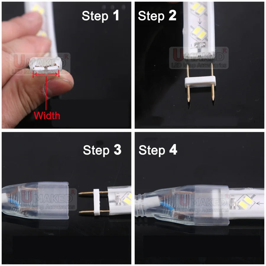 connecteurs electriques or blanc transparent modernes 10mm 13mm 11mm 9mm 7mm