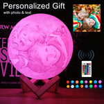 lampe table personnalisable 3d photo mickey mouse rose blanc gris moderne rechargeable télécommande 16