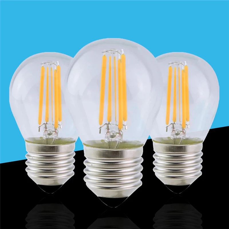 ampoule led filament doré e27 6500k 50000h transparent classique 999lm 2700k vintage 12w 220v