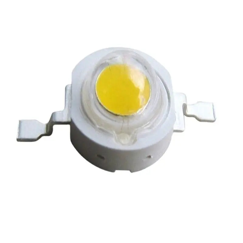 diodes led blanc chaud froid neutre moderne technologique clips métalliques lentille corps diode pack