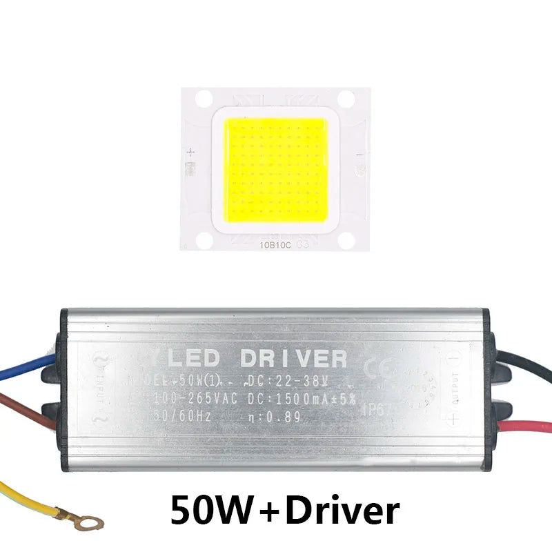 puce led cob haute puissance blanc chaud projecteur ampoule diy électronique composants électronique
