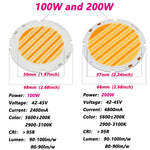 lampe led deux couleurs 100w 200w blanc jaune moderne rayures diagonales crie95 non stroboscopique