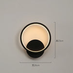 applique murale contemporaine minimaliste noir blanc élégante fixée mur lumière led flux lumineuxmodifiable