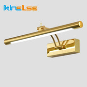 Applique murale LED étanche pour salle de bains moderne en acier inoxydable 40/55/70 cm