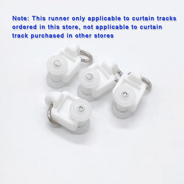rideaux rouleau blanc moderne poulie rail accessoire maison intelligent crochet anneaux métalliques