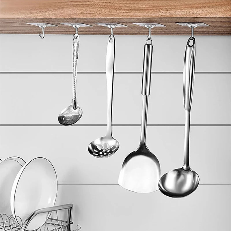 porte sacs adhésifs transparents fleurs moderne 10pcs adhésifs cuisine