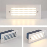 lampe sol moderne blanc bleu ip65 led 85265v ac hydrofugeacier poli