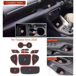 tapis porte voiture moderne tapis antidérapant hexagonal noir rouge adhésif pvc