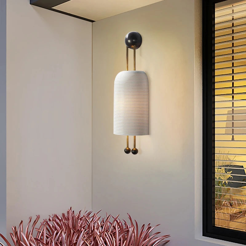 applique murale moderne fer blanc éclairage quotidien nordique luminaire mural transparent led