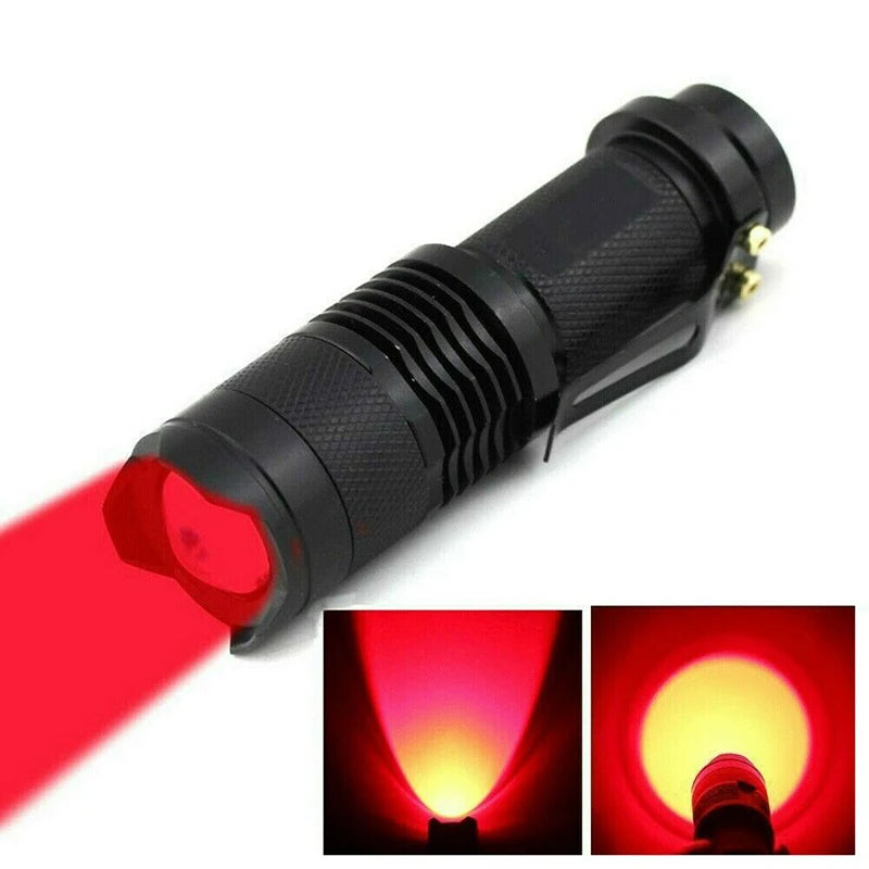 lampe torche noire texturée moderne résistante uv intense clips fixation