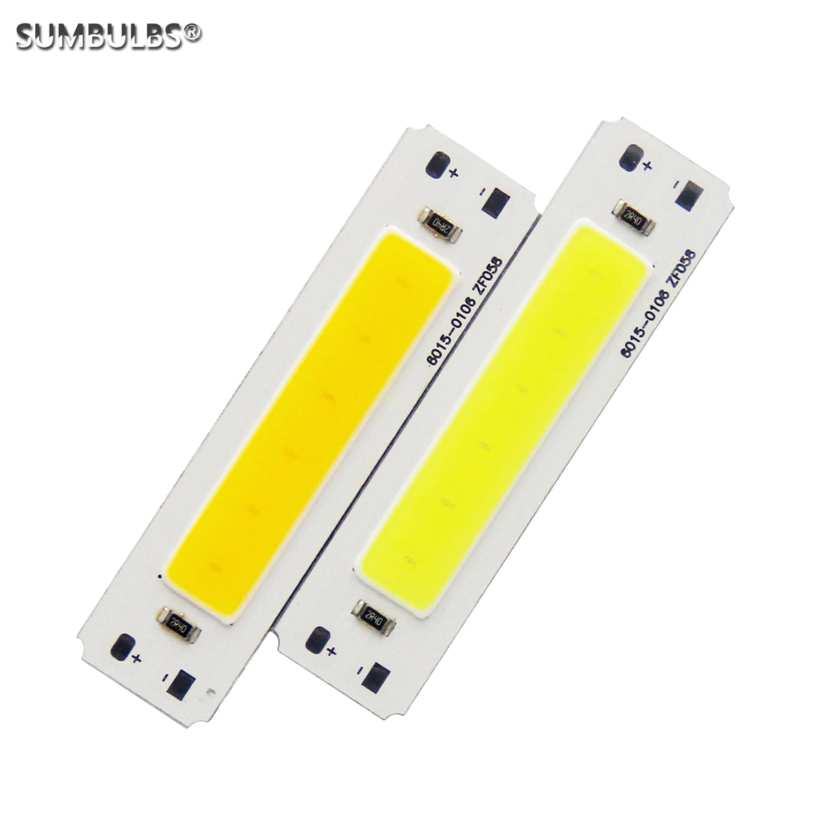 lampe led blanc jaune moderne connecteurs electrique 6000k 3000k 60mm 40mm 8mm