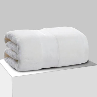 serviette bain coton rapide bleu marine rayures moderne grande taille lavable