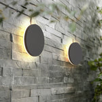 éclairage led moderne applique murale imperméable adhésive noire extérieure 150mm ip65