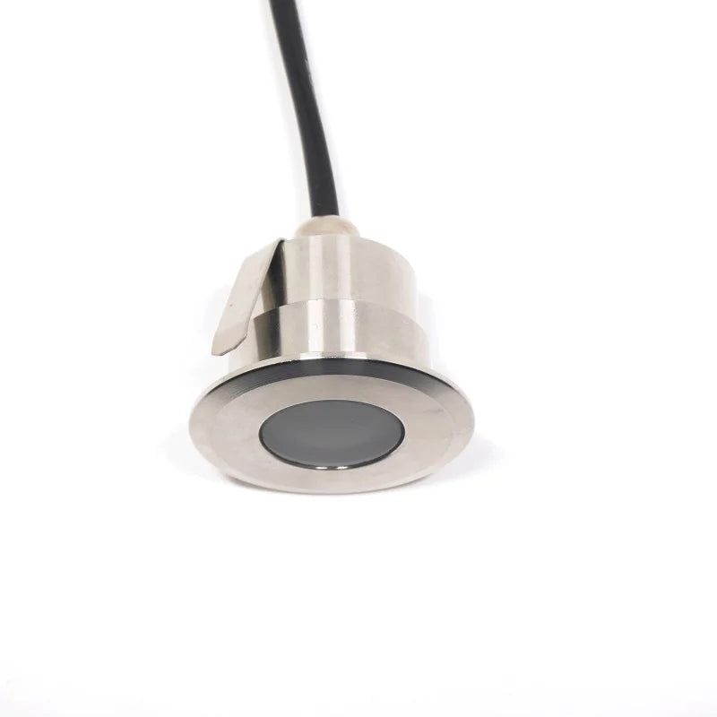 Spot LED jardin étanche IP68 noir argenté moderne câble 12V 24V RGB