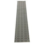 revêtement mural plaque hexagonale motif blanc gris moderne autoadhésif dark gray white