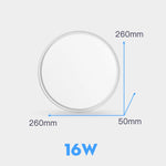 plafonnier led moderne plaque lumineuse blanche minimaliste salon maison éclairage intérieur plat
