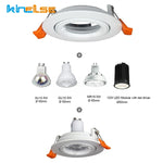 Spot LED blanc moderne clips orange compatible GU10 MR16 5W 90 260V