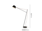 lampe sol moderne noir rouge led éclairage intérieur minimaliste vintageTouchable Interrupteur Marche Arrêt