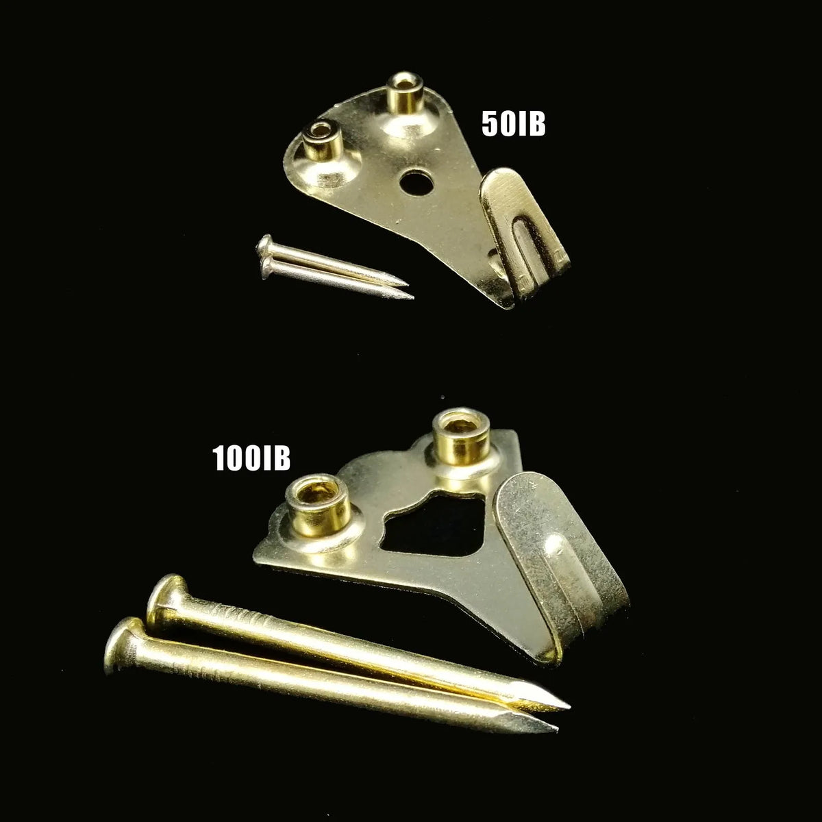 clips fixation dorés industriels clips clous dorés kit 80 pièces robustes