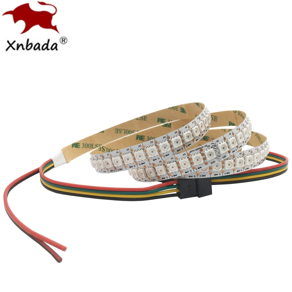 ruban led 144 leds noir adhésif moderne 30 60 144 leds/m