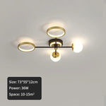 lustre moderne suspendu verre dépoli fer forgé noir doré led contemporain semi encastré