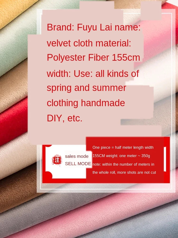 tissu velours épais orange rouge gris moderne 155cm largeur coudre robe matériel bricolage
