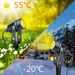 projecteur led moderne noir piquet cable 1m facile jardin extérieur ip65