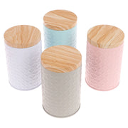 Boîte de rangement métallique pour café thé bonbons - 18 pièces - Déco intérieur moderne